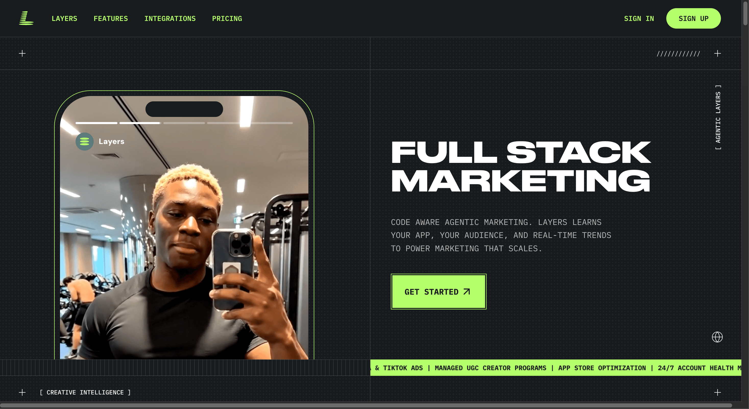 Layers — full-stack agentic marketing platform
